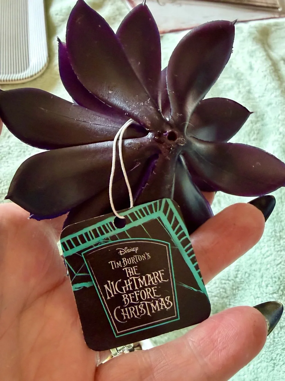 NWT Disney The Nightmare Before Christmas Jack Skellington Faux succulent